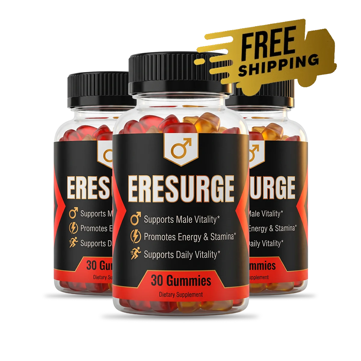 Eresurge-3-bottle Pack – Advanced Men's Performance & Vitality Formula